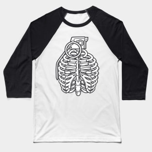 Ribcage Grenade Baseball T-Shirt